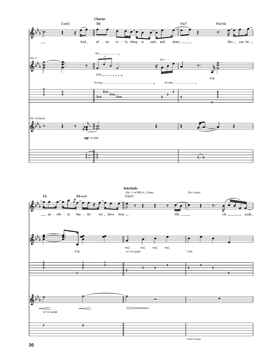 Battle We Have Won Battle We Have Won Acoustic Guitar scores gallery preview page 4