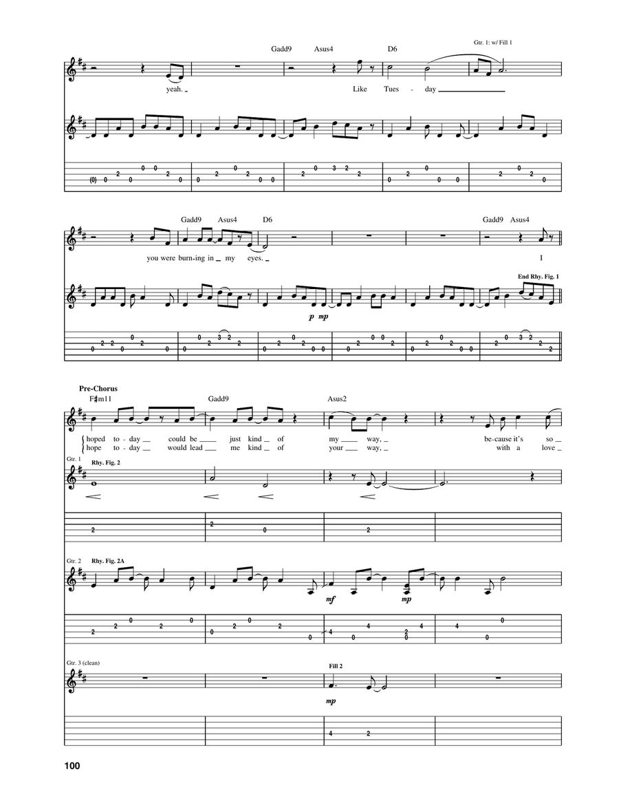 When The Sun Meets The Sky Acoustic Guitar scores gallery preview page 2