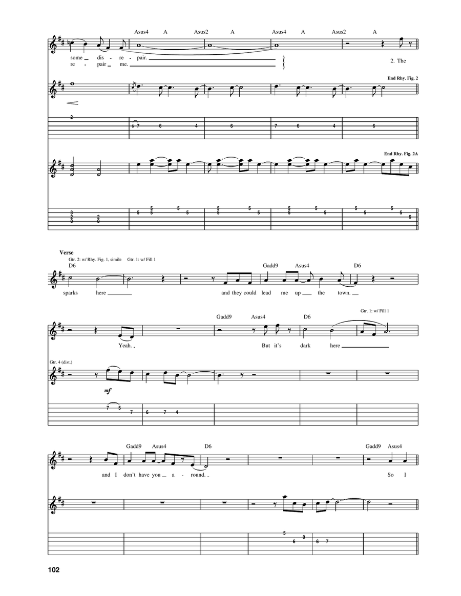 When The Sun Meets The Sky Acoustic Guitar scores gallery preview page 4