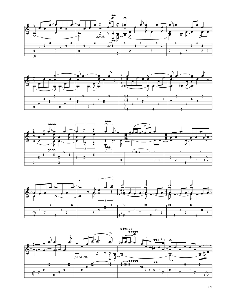 The Desert Song The Desert Song Acoustic Guitar scores gallery preview page 2