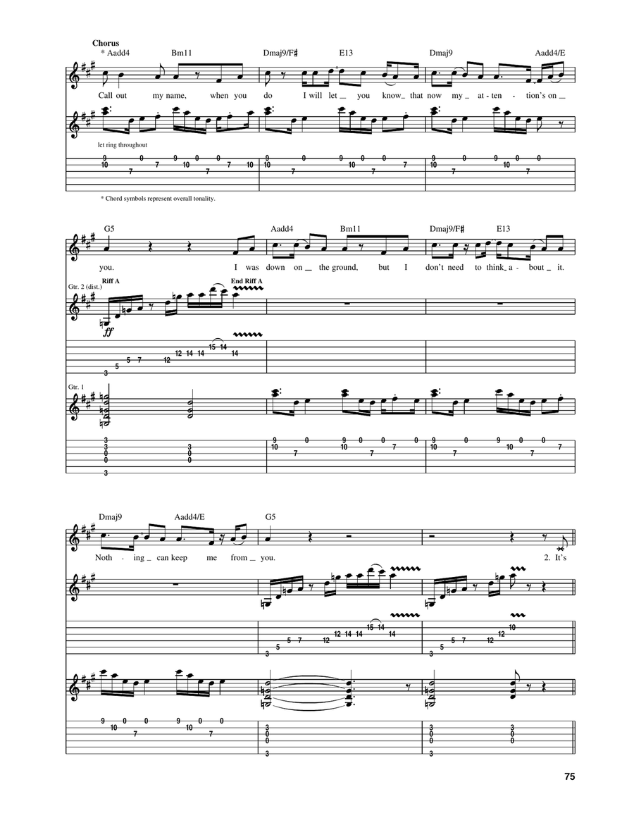 Nothing Can Keep Me From You Acoustic Guitar scores gallery preview page 2