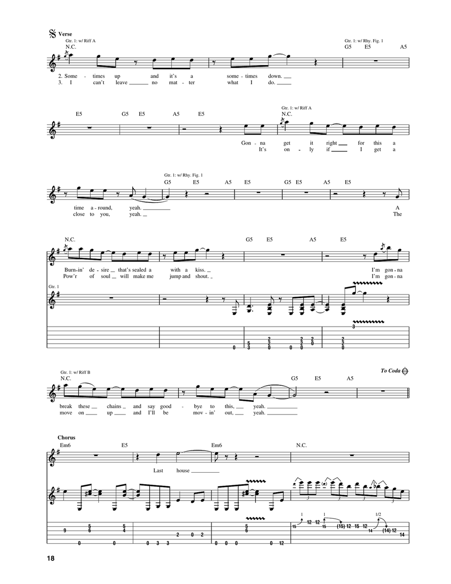 Last House On The Block Last House On The Block Acoustic Guitar scores gallery preview page 3