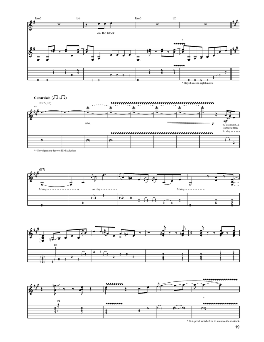Last House On The Block Last House On The Block Acoustic Guitar scores gallery preview page 4