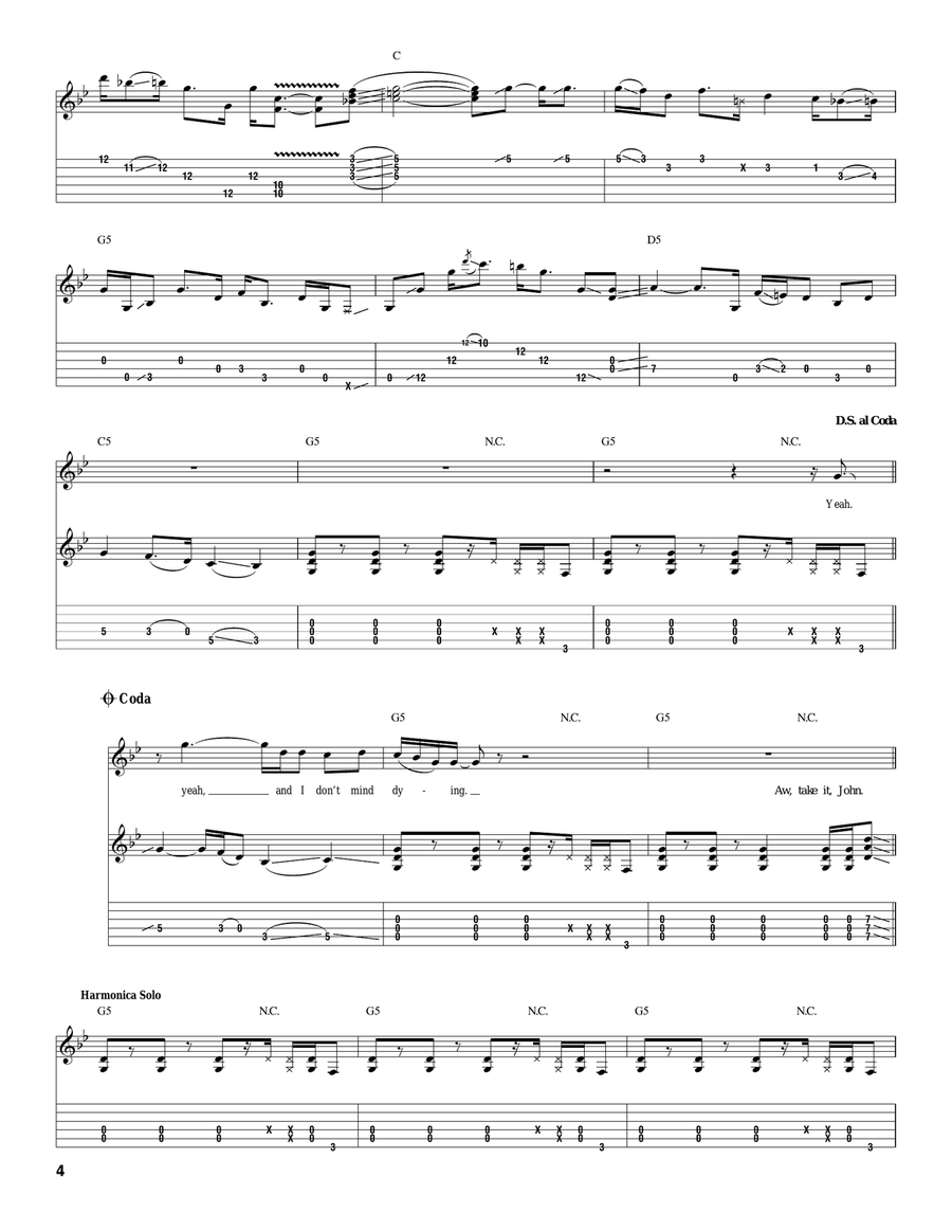 Walkin' Blues Walkin' Blues Acoustic Guitar scores gallery preview page 4
