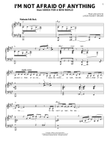 I'm Not Afraid Of Anything (from Songs for a New World)