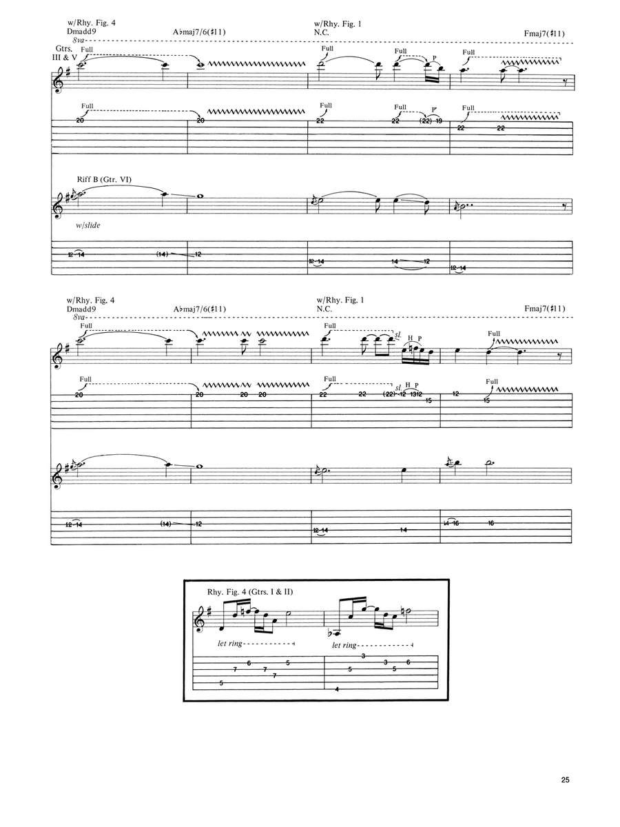 War War Acoustic Guitar scores gallery preview page 4