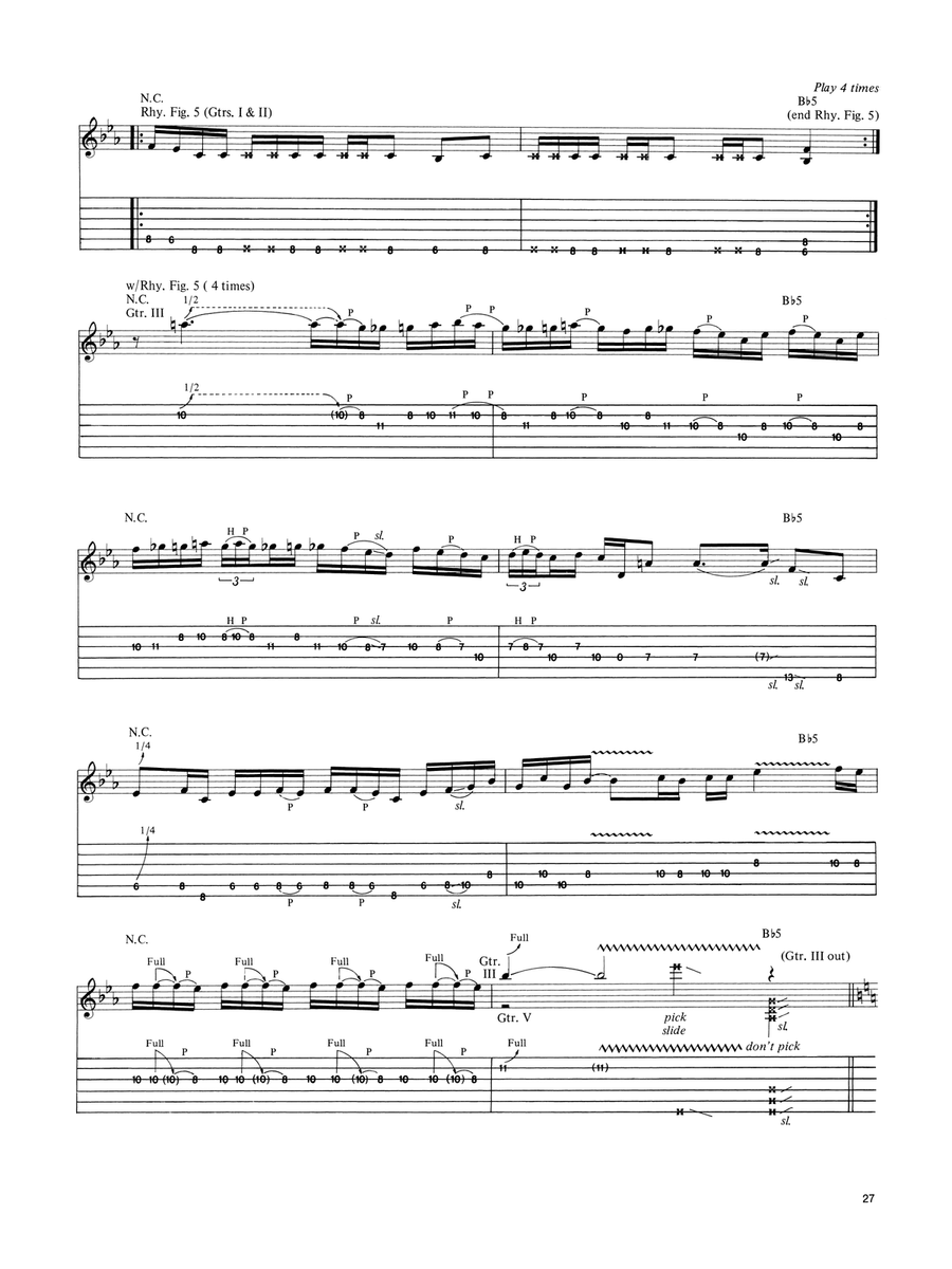War War Acoustic Guitar scores gallery preview page 6