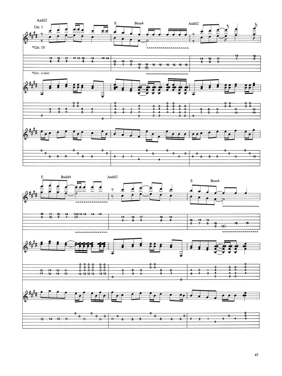 Rubina's Blue Sky Happiness Acoustic Guitar scores gallery preview page 4
