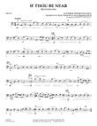 If Thou Be Near (Bist Du bei Mir) - Cello