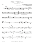 If Thou Be Near (Bist Du bei Mir) - Bass