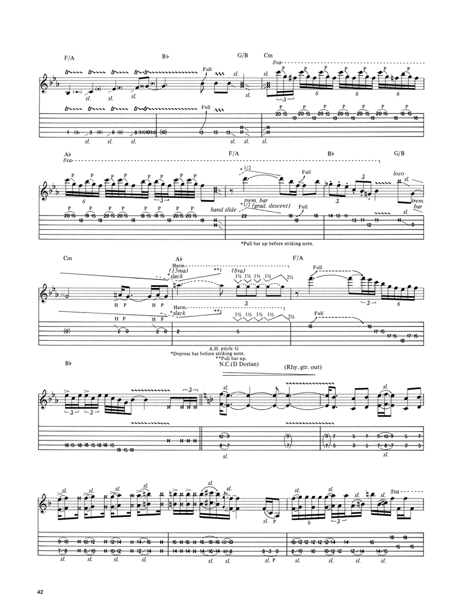 Strange Strange Acoustic Guitar scores gallery preview page 3