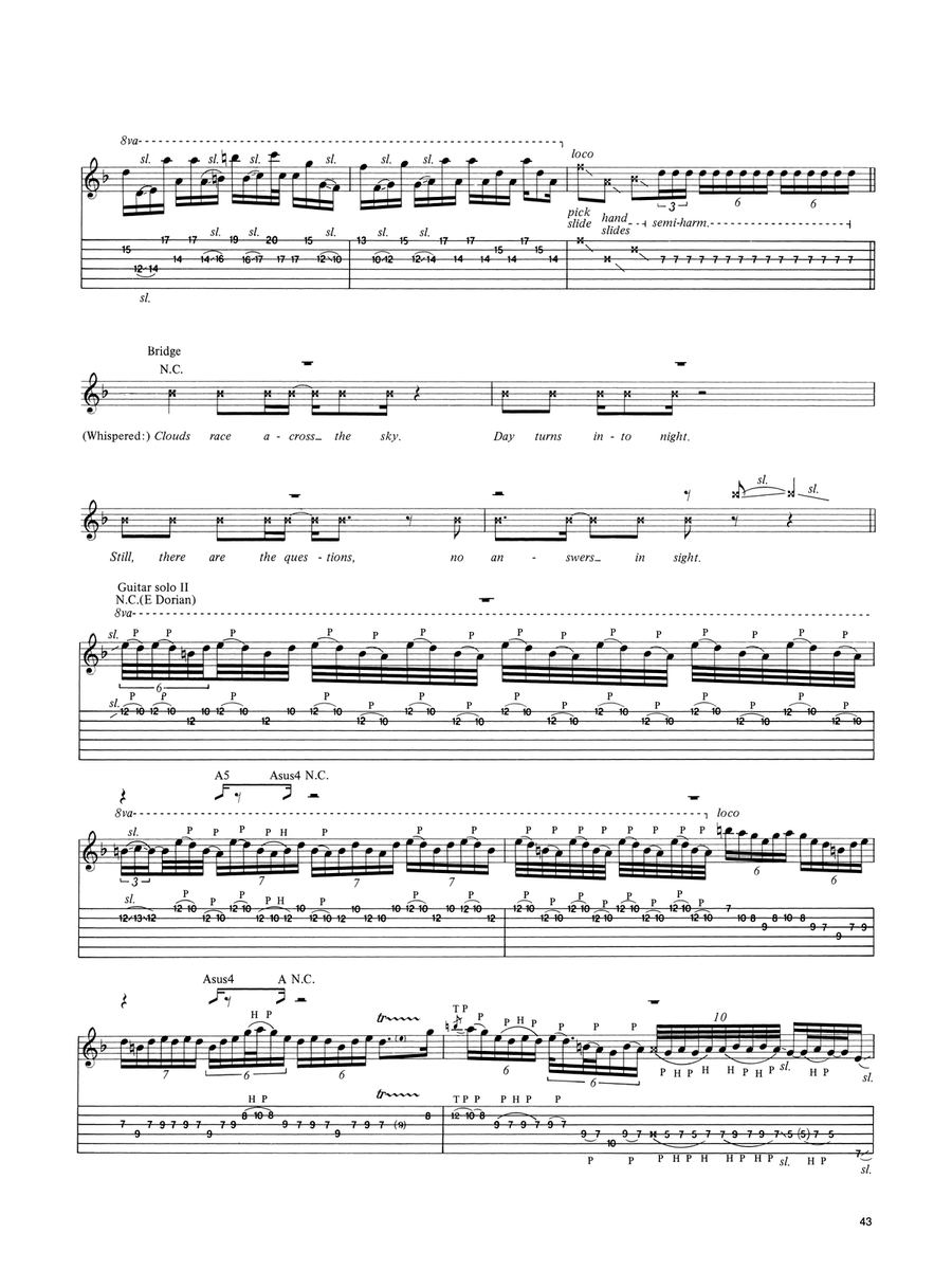 Strange Strange Acoustic Guitar scores gallery preview page 4