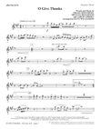 O Give Thanks - Eb Alto Sax