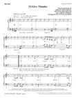 O Give Thanks - Rhythm
