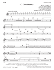O Give Thanks - Violin