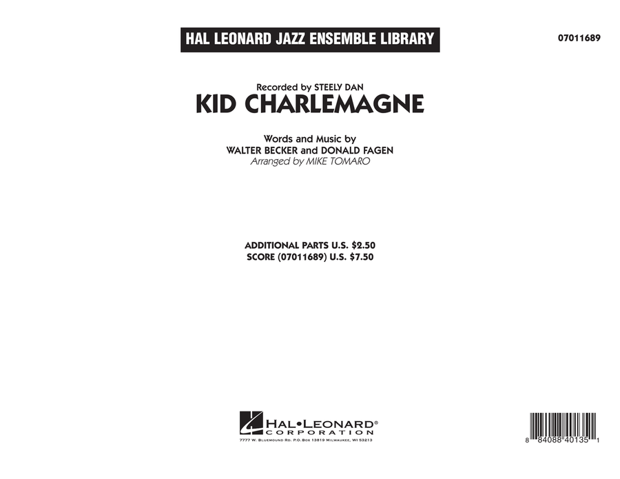 Kid Charlemagne - Conductor Score (Full Score) Jazz Ensemble scores gallery preview page 1