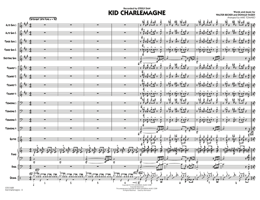 Kid Charlemagne - Conductor Score (Full Score) Jazz Ensemble scores gallery preview page 2