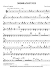 Colorado Peaks - Eb Baritone Sax