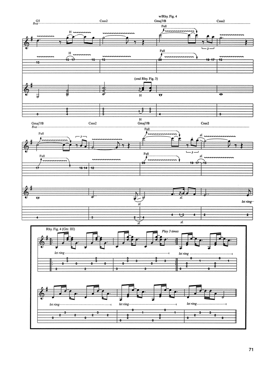 Home Home Acoustic Guitar scores gallery preview page 3