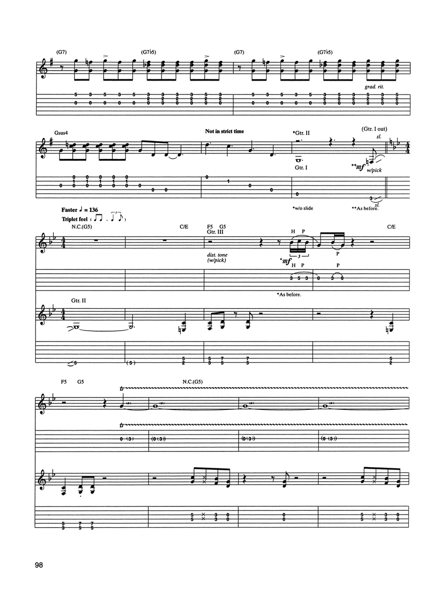 Slow Down Blues Slow Down Blues Acoustic Guitar scores gallery preview page 5
