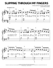 Slipping Through My Fingers mini preview