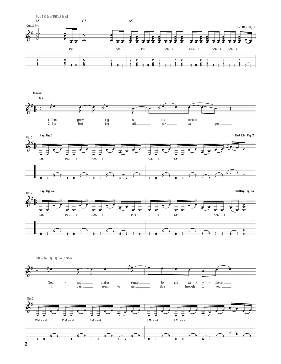 Hard To See Hard To See Acoustic Guitar scores gallery preview page 2