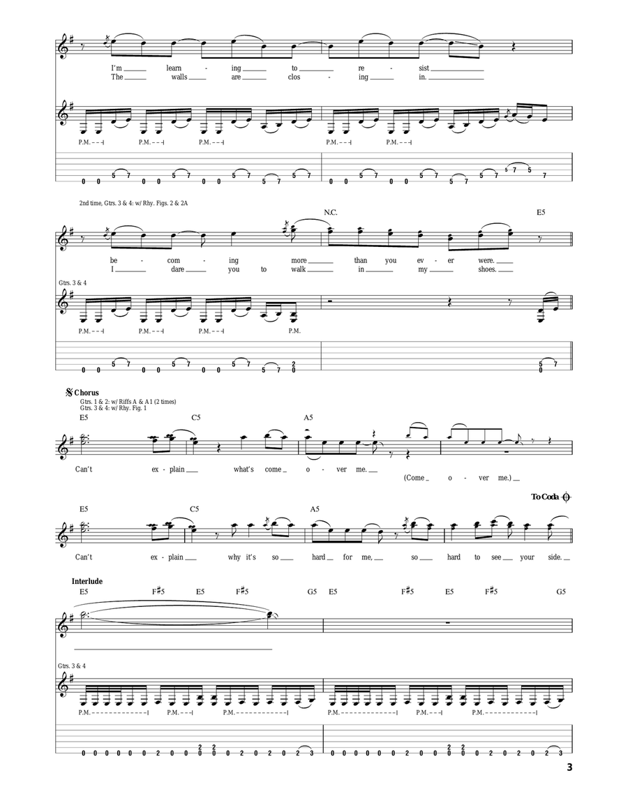 Hard To See Hard To See Acoustic Guitar scores gallery preview page 3