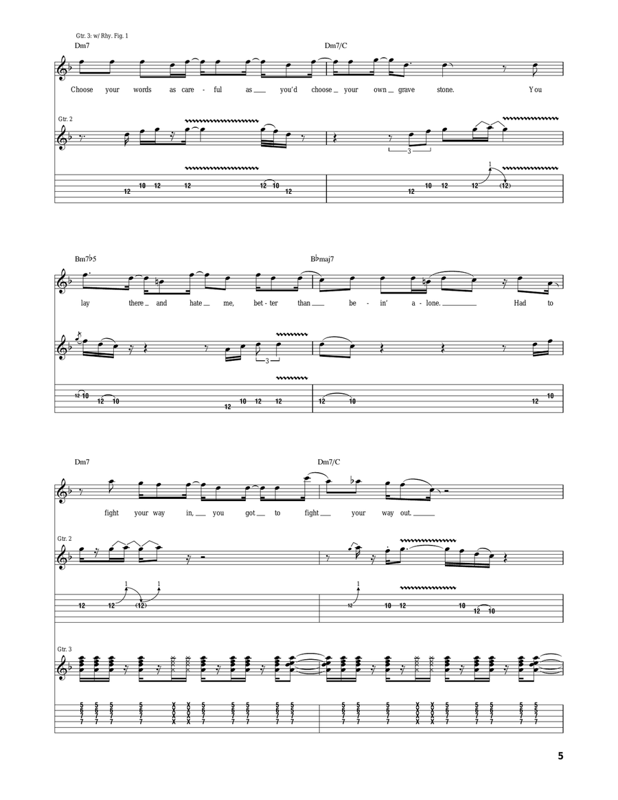 Lay There And Hate Me Lay There And Hate Me Acoustic Guitar scores gallery preview page 5