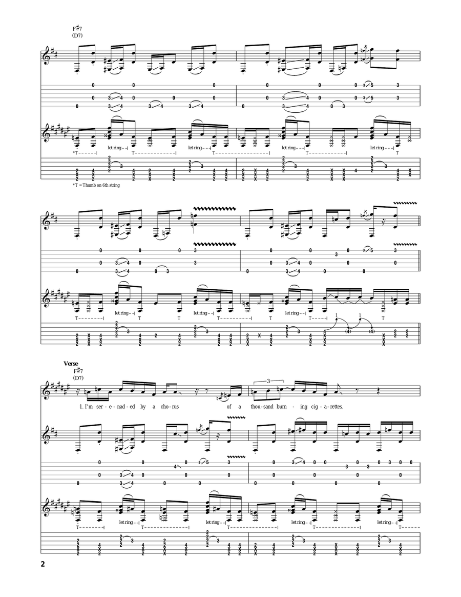 Number With No Name Number With No Name Acoustic Guitar scores gallery preview page 2