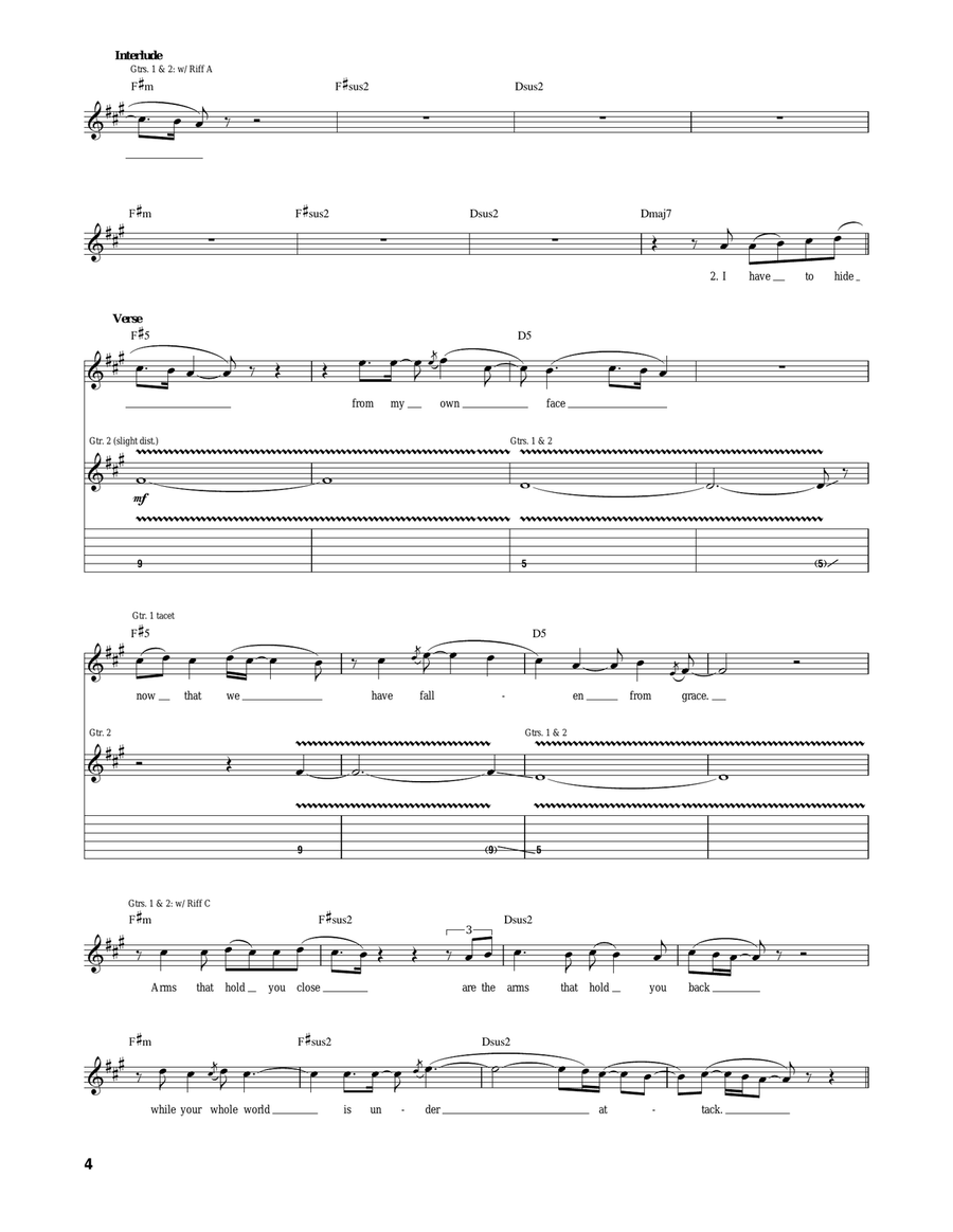 Up To You Now Up To You Now Acoustic Guitar scores gallery preview page 4