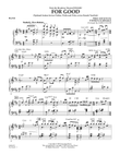 For Good (Duet Feature from Wicked) - Piano