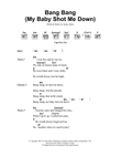 Bang Bang (My Baby Shot Me Down)