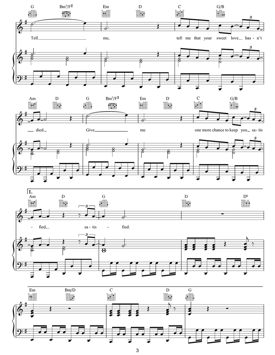 Always On My Mind Always On My Mind Piano, Vocal, Guitar scores gallery preview page 3