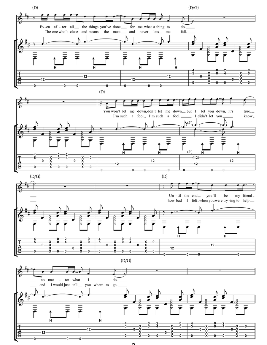 I Took It Out On You I Took It Out On You Acoustic Guitar scores gallery preview page 2
