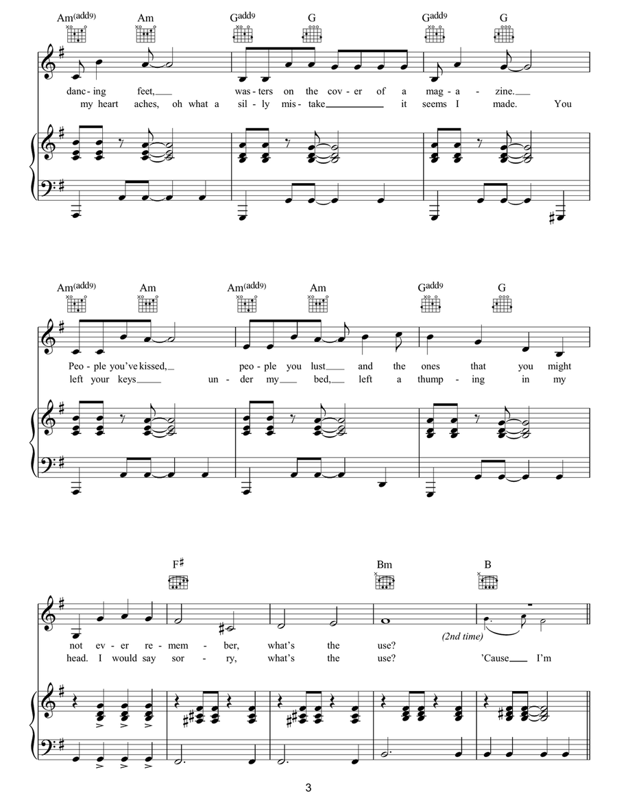 Wild Young Hearts Wild Young Hearts Acoustic Guitar scores gallery preview page 3