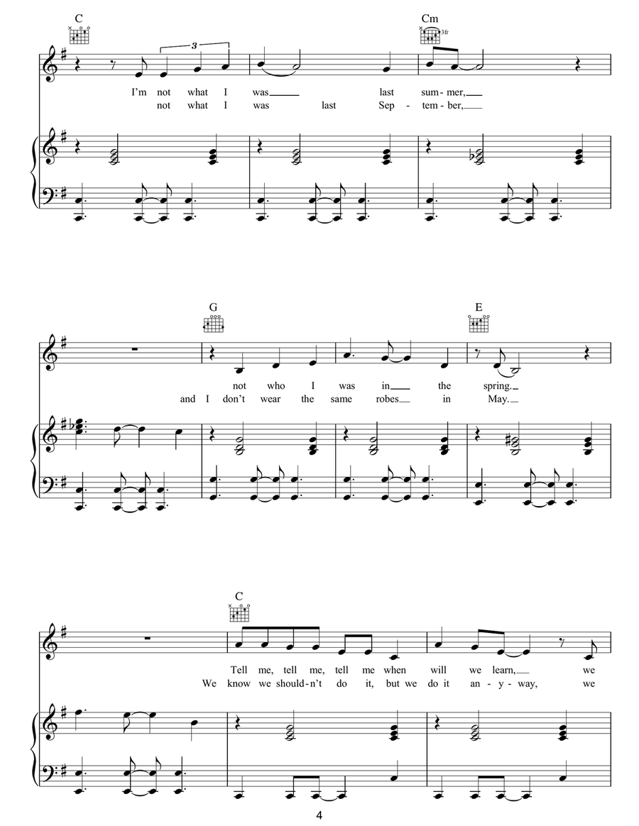 Wild Young Hearts Wild Young Hearts Acoustic Guitar scores gallery preview page 4