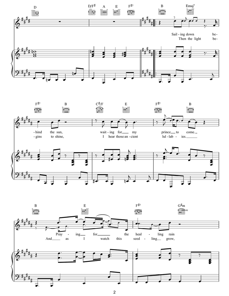 My Father's Eyes My Father's Eyes Acoustic Guitar scores gallery preview page 2