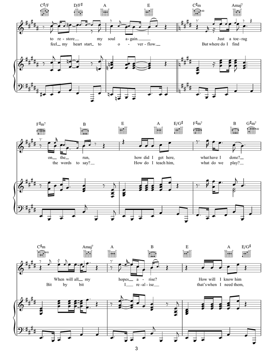 My Father's Eyes My Father's Eyes Acoustic Guitar scores gallery preview page 3