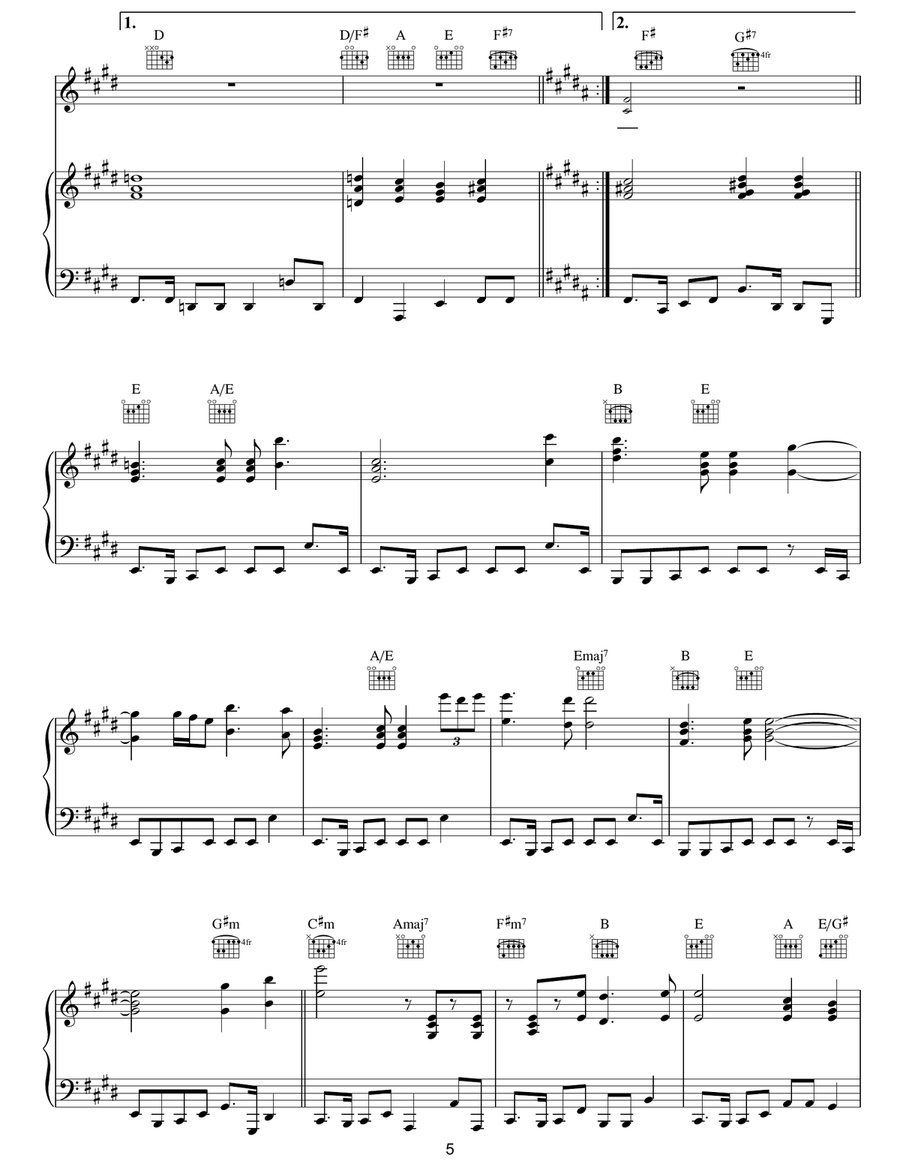 My Father's Eyes My Father's Eyes Acoustic Guitar scores gallery preview page 5
