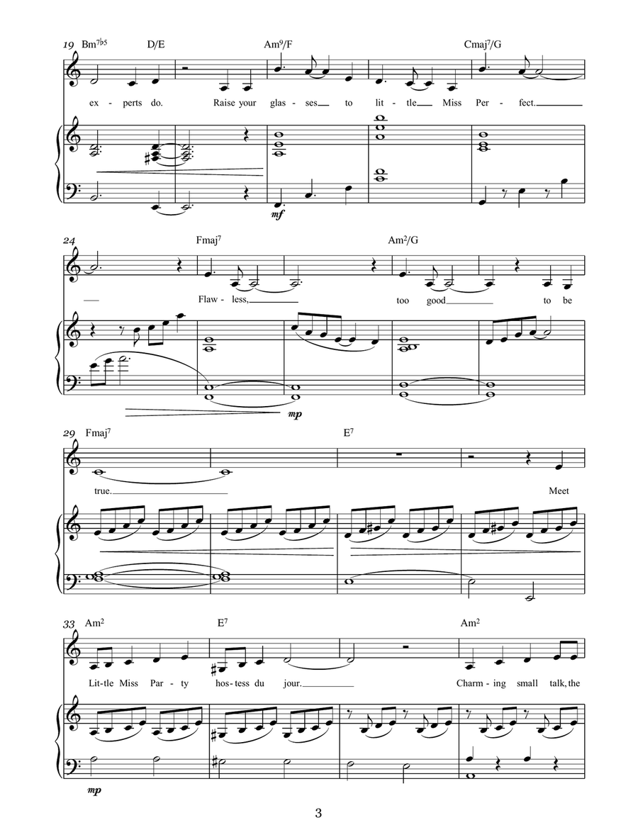 Little Miss Perfect Little Miss Perfect Guitar scores gallery preview page 3