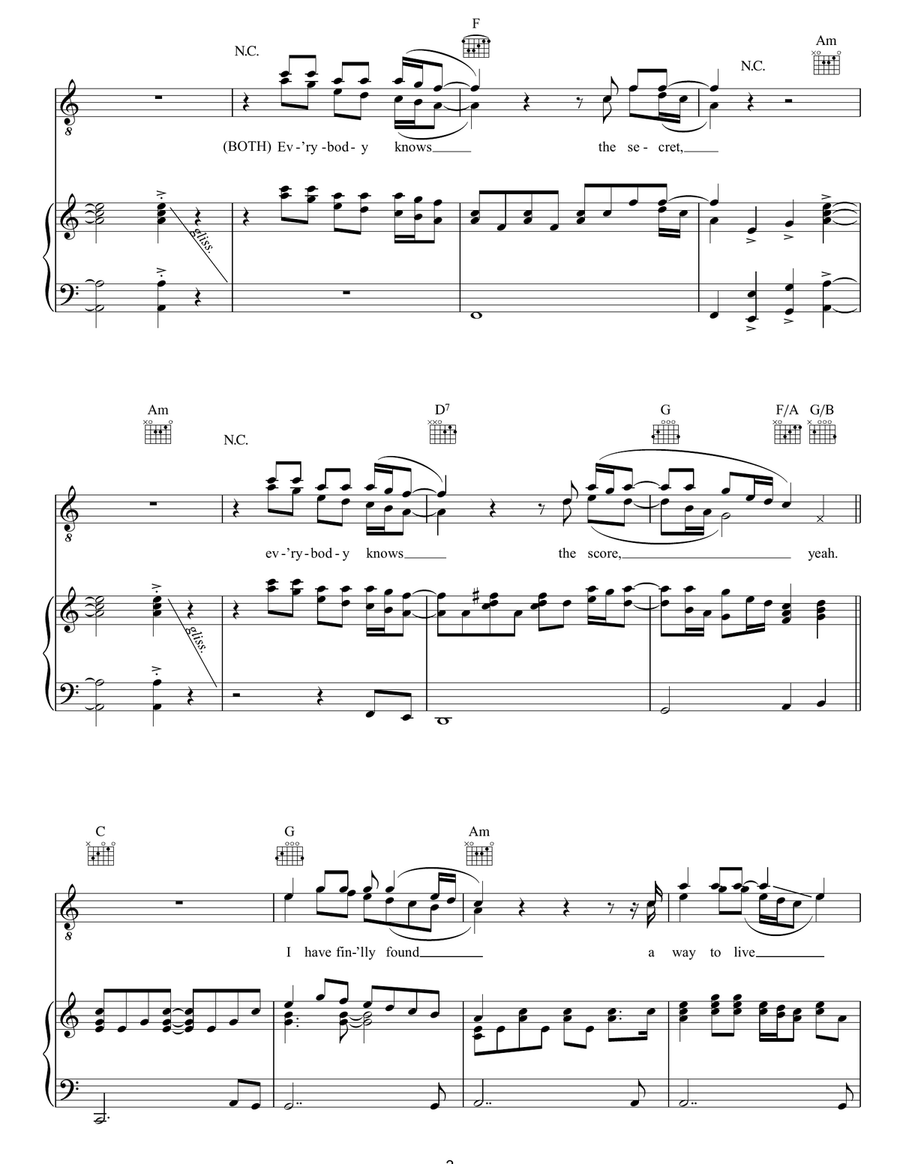 Presence Of The Lord Presence Of The Lord Piano, Vocal, Guitar scores gallery preview page 3