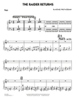 The Raider Returns - Piano