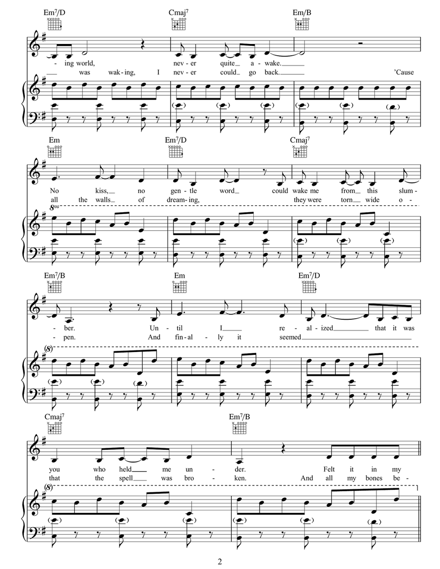 Blinding Blinding Acoustic Guitar scores gallery preview page 2