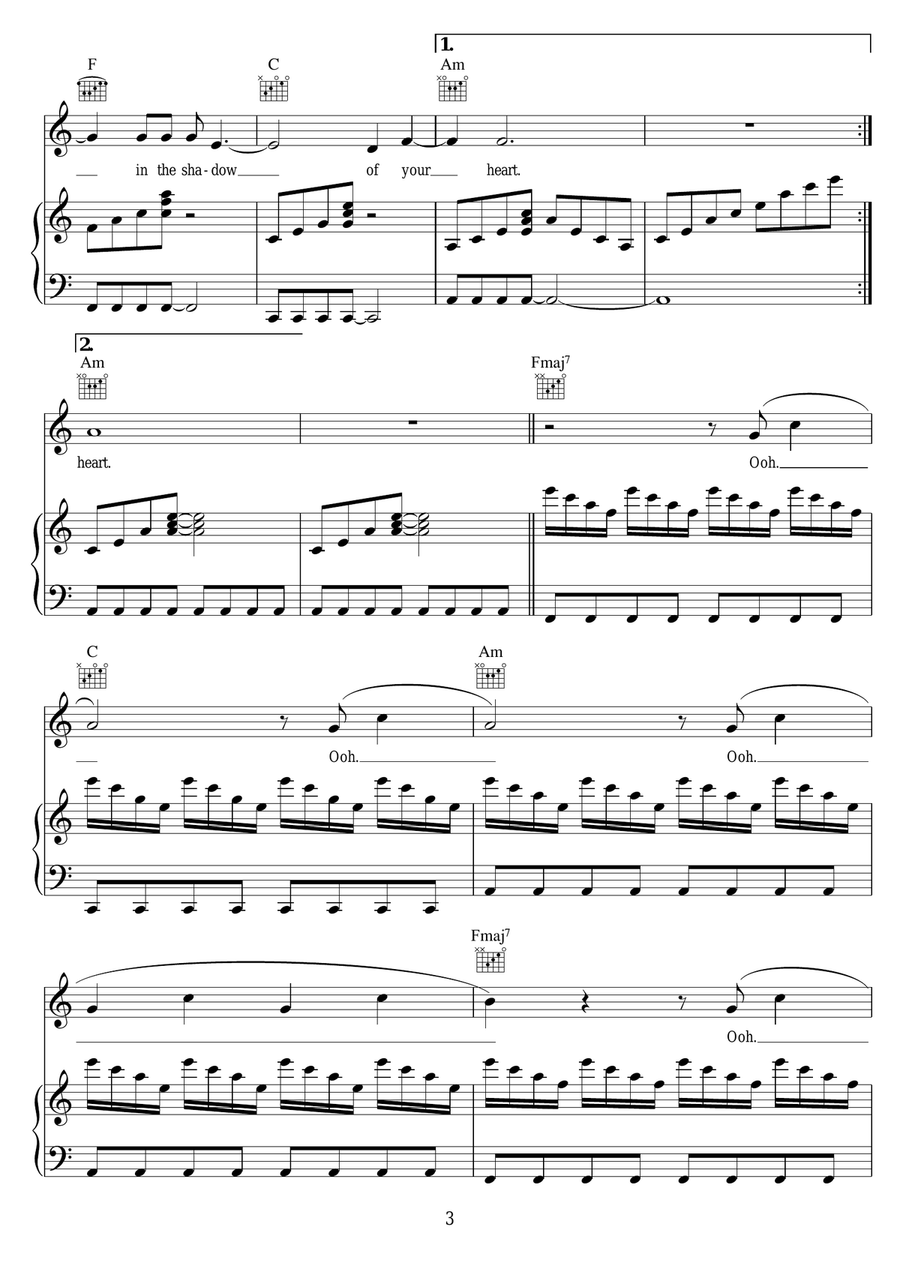 Cosmic Love Cosmic Love Acoustic Guitar scores gallery preview page 3
