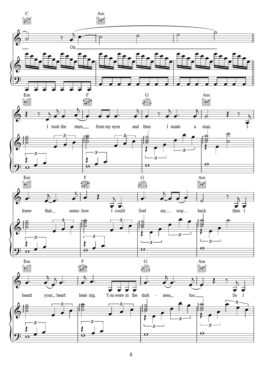 Cosmic Love Cosmic Love Acoustic Guitar scores gallery preview page 4