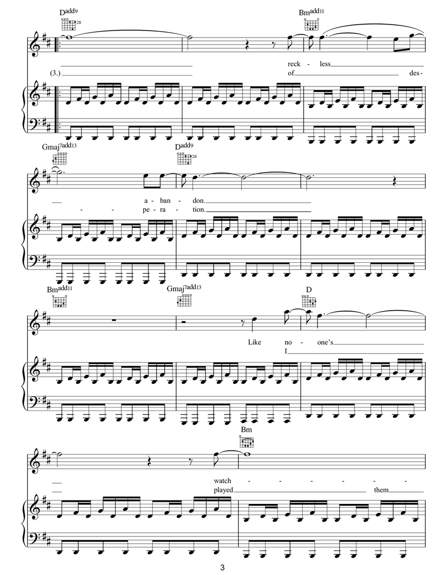 Sweet Disposition Sweet Disposition Acoustic Guitar scores gallery preview page 3