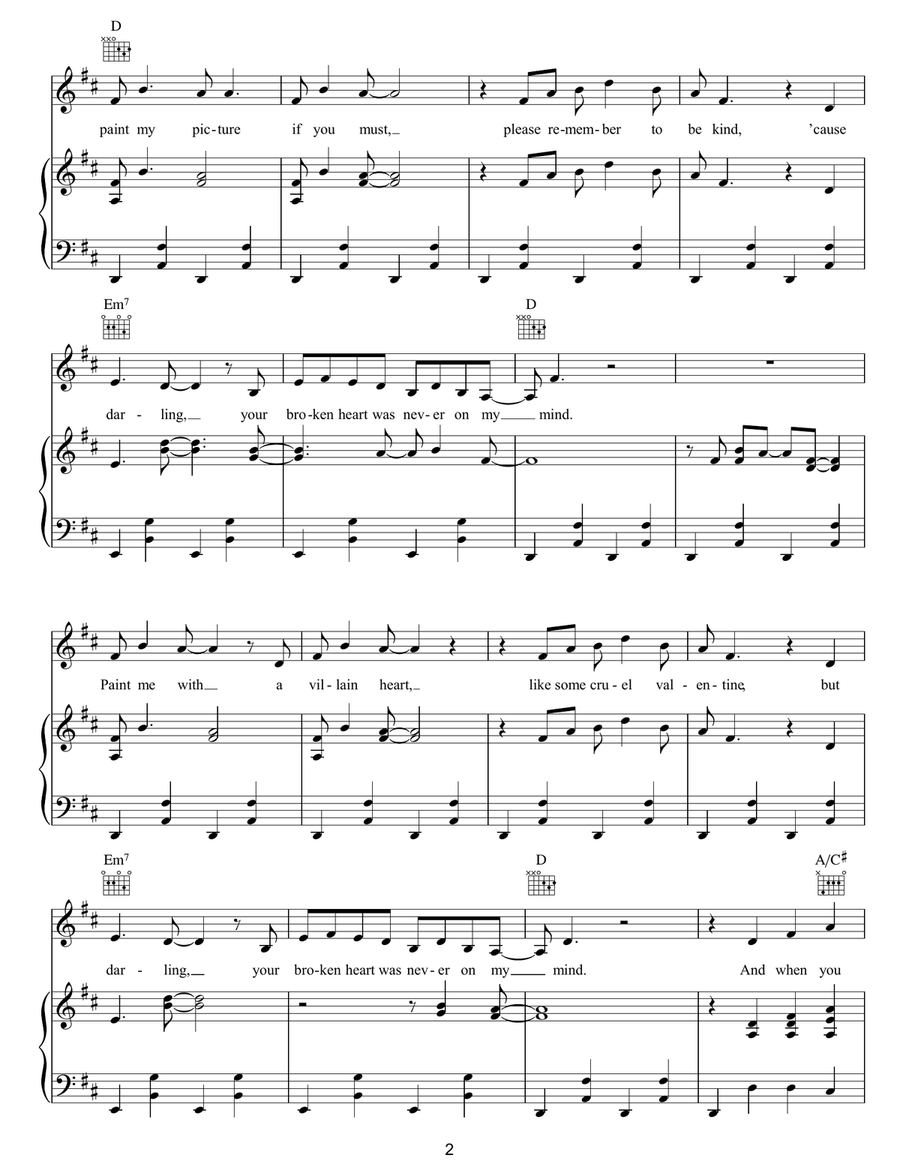 Portrait Acoustic Guitar scores gallery preview page 2