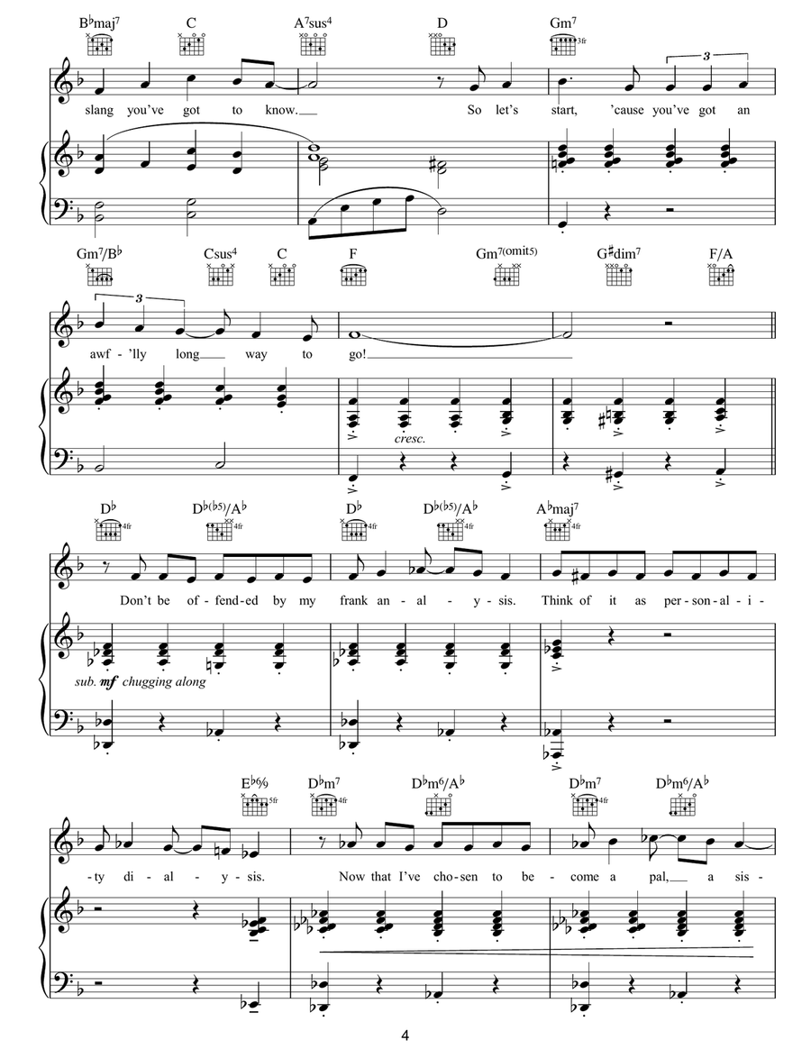 Popular (from Wicked) Popular (from Wicked) Guitar scores gallery preview page 4