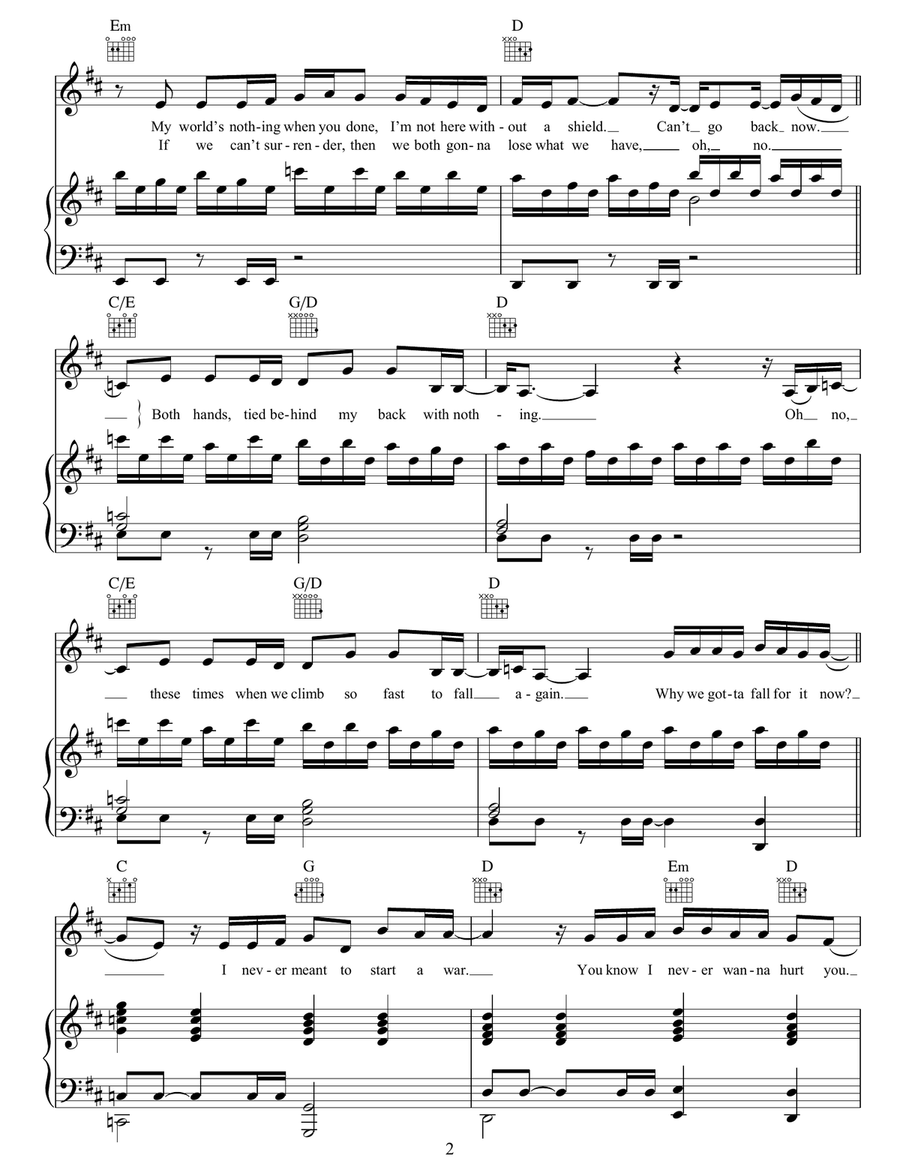 Battlefield Battlefield Acoustic Guitar scores gallery preview page 2
