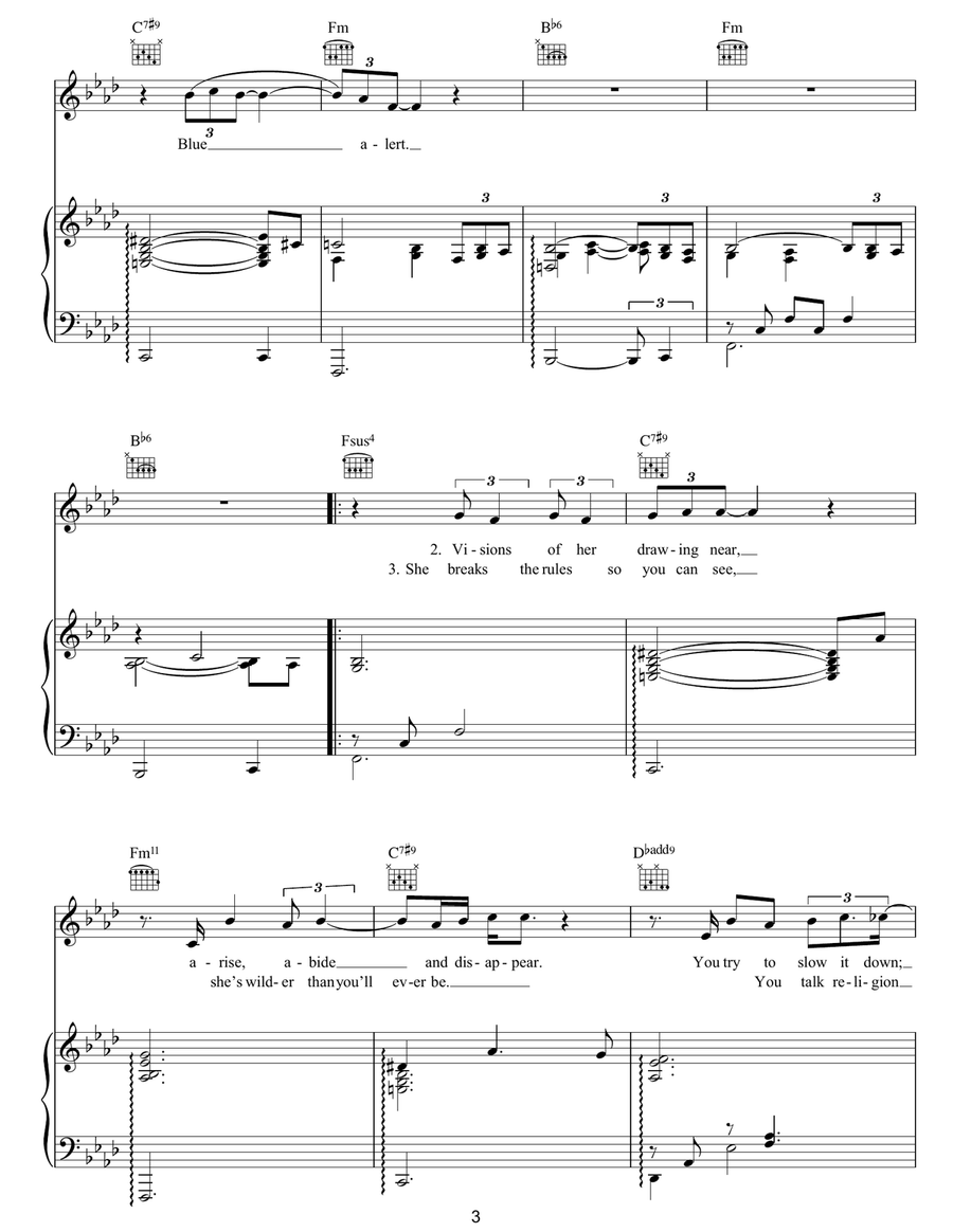 Blue Alert Blue Alert Acoustic Guitar scores gallery preview page 3